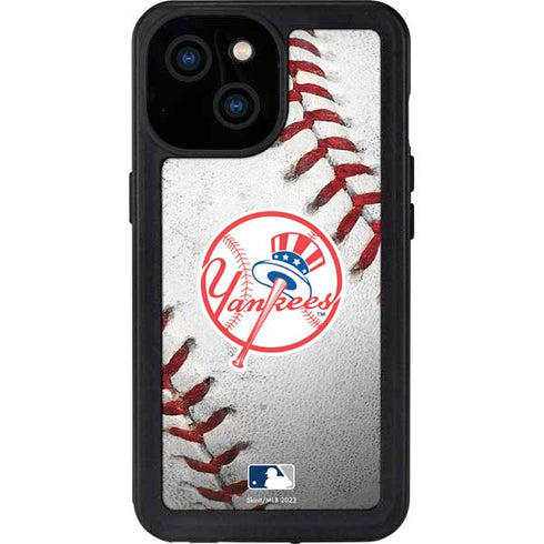 MLB New York Yankees Game Ball iPhone 15 Waterproof Case